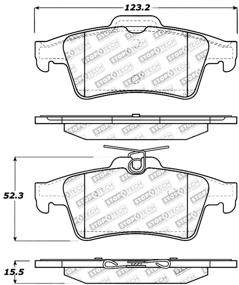 img 2 attached to Повысьте производительность с блоками тормозными StopTech 309.10950 Sport: включая амортизаторы и крепежные элементы.