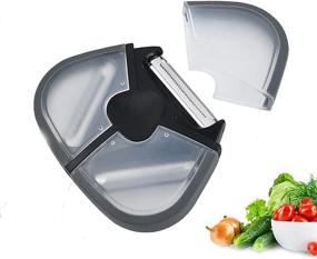 img 4 attached to 🔪 Efficient Swivel Peelers for Kitchen: 3 Sharp Blades, Protective Covers, Portable Vegetable Peeler