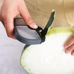 img 2 attached to 🔪 Efficient Swivel Peelers for Kitchen: 3 Sharp Blades, Protective Covers, Portable Vegetable Peeler