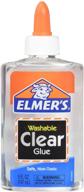 🔍 elmer's e305 washable school glue, 5 oz bottle, clear - 2 pack logo