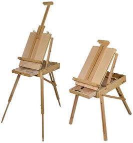 img 1 attached to 🎨 Art Alternatives Sonoma Sketchbox Easel in Brown: A Versatile and Easy-to-Use Artist's Companion