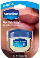 💄 pack of 4 vaseline lip therapy original mini, 0.25 ounces logo