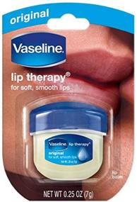 img 1 attached to 💄 Pack of 4 Vaseline Lip Therapy Original Mini, 0.25 ounces