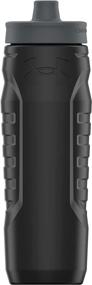 img 2 attached to 💦 Under Armour 32oz Water Bottle with One-Way Valve Lid - Squeeze Bottle, BPA Free - Perfect for Cycling, Gym, Hiking, All Sports - Fits Bike Holder