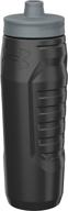 💦 under armour 32oz water bottle with one-way valve lid - squeeze bottle, bpa free - perfect for cycling, gym, hiking, all sports - fits bike holder logo