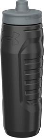 img 4 attached to 💦 Under Armour 32oz Water Bottle with One-Way Valve Lid - Squeeze Bottle, BPA Free - Perfect for Cycling, Gym, Hiking, All Sports - Fits Bike Holder