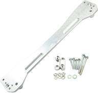 🏎️ wtksoy 1pc silver aluminum rear lower subframe brace upgrade performance racing kit for 1996-2000 honda civic 1.6l ek logo