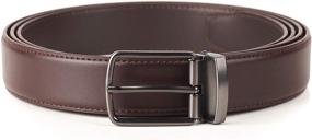 img 1 attached to FELEMO Men's Ratchet Waist Belt