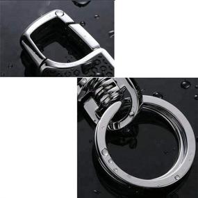 img 2 attached to Stylish and Durable LanMa Stainless Combination Business Keychain: A Perfect Blend of Utility and Elegance