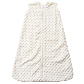 img 4 attached to 🌙 Halo Sleepsack Wearable Blanket - Cream Plush Dots, Large (TOG 1.5) - Stay Cozy & Comfortable!