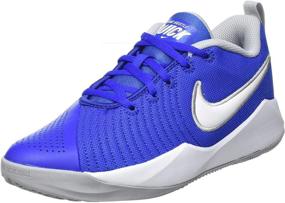 img 4 attached to Nike Hustle Little Basketball At5299 010 Girls' Shoes: Stylish and Supportive Athletic Footwear