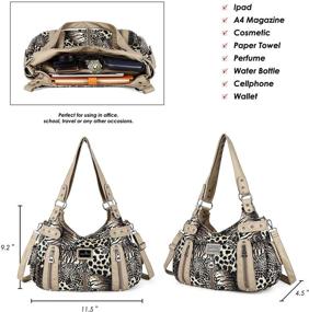 img 2 attached to Handbags Fashion Shoulder Satchel Synthetic