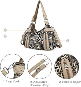 img 3 attached to Handbags Fashion Shoulder Satchel Synthetic