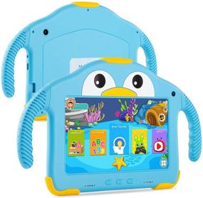 img 4 attached to 📱 Ultimate Tablet for Toddlers: Android Kids Tablet with WiFi, Dual Camera, 1GB RAM, 32GB Storage, Parental Control, Google Playstore, YouTube, Netflix, Touchscreen - Perfect for Boys and Girls! (Android 10)