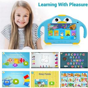 img 3 attached to 📱 Ultimate Tablet for Toddlers: Android Kids Tablet with WiFi, Dual Camera, 1GB RAM, 32GB Storage, Parental Control, Google Playstore, YouTube, Netflix, Touchscreen - Perfect for Boys and Girls! (Android 10)