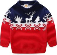 mud kingdom christmas sweater reindeer boys' clothing : sweaters logo