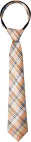 img 4 attached to Spring Notion Tartan Plaid Zipper Boys' Accessories ~ Neckties