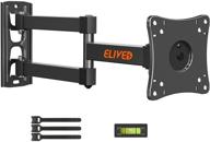 📺 elived full motion tv wall mount bracket with swivel articulating arm for 14-32 inch led/lcd flat screen tvs, tilts, extension, rotation, max vesa 100x100mm, 33 lbs. logo