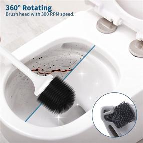 img 2 attached to Electric Brush，Detachable Rechargeable Automatic Off White