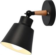 🔦 nordic wall sconce lamps macaron edison copper lamp holder aisle lights corridor lamp bedside reading light e27 - black логотип