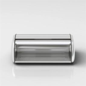 img 1 attached to Anlisnut Stainless Steel Bread Box, Large Roll Up Style Bread Storage Container - Extra Thick & Sturdy - Kitchen Countertop Keeper (Silver)