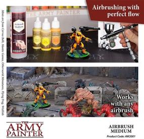 img 3 attached to 🎨 Airbrush Medium от компании The Army Painter - нетоксичный водорастворимый разбавитель и улучшатель текучести для живописи миниатюр для настольных ролевых игр, настольных игр и варгеймов - улучшает разбавление красок для аэрографа.