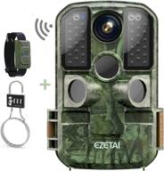 📸 wifi trail camera - ezetai 24mp game cameras, 1296p hunting motion cameras with night vision, outdoor wildlife monitoring, deer camera with cell phone picture sending, password lock & wifi hotspot logo