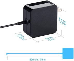 img 1 attached to Slim 45W 19V 2.37A AC Adapter for Asus Q302L Q303U Q304UA Q503UA Q504UA Q553UB Laptop Charger