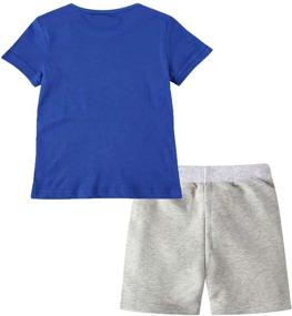 img 3 attached to 👕 Boys' Summer Outfits Clothing Sets for Toddler Boys - Toddler Clothes for Boys