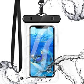 img 4 attached to 📱 Upgraded Universal Waterproof Phone Case 2021 | Pressure Grid Design | Enhanced Sensitivity IPX8 Waterproof Phone Bag | Compatible with iPhone 12 Pro, 11 Pro Max, XS Max, XR, X, 8, 7 | Samsung Galaxy up to 7 Inches