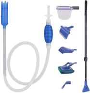 🐠 ultimate 5-in-1 aquarium gravel cleaners: katfort siphon fish tank cleaning kit with nozzle water flow controller, vacuum cleaner, and fishing net логотип