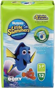 img 4 attached to 🩱 Huggies Little Swimmers Diapers, Small Size, Pack of 12