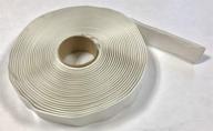 🏠 flexible and durable white butyl tape for rv/mobile home repairs - 1/8 inch x 1 inch x 30 feet (single roll) logo