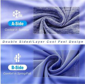 img 3 attached to 🌬️ DANGTOP Cooling Blanket - Double Sided Cold Ultra Cool Summer Blanket for Hot Sleepers, All Season Twin Size Breathable Bed Blanket with Q-Max 0.4 Polyethylene 100% Cool Fiber - Keeps You Cool for Night Sweats