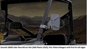 img 1 attached to Скизмик 18083 Зеркала для Polaris Rangers