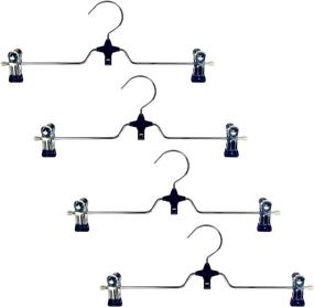 img 1 attached to 👚 Cascading Hangers Closet Organizers - Set of 30, Black - Ultimate Space-Saving Solution