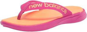 img 4 attached to Восстанавливающий стиль: Детская обувь New Balance Sandal Eclipse Citrus для мальчиков.