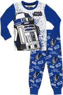 adorable star wars boys r2d2 pajamas: embrace the force in bed! logo