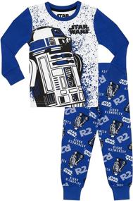img 4 attached to Adorable STAR WARS Boys R2D2 Pajamas: Embrace the Force in Bed!
