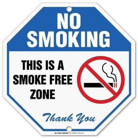 img 4 attached to Smoking Sign Octagon Outdoor Rust Free