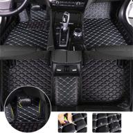 all weather floor mat for 16-17 lexus rx(rear row have air outlet) full protection car accessories black &amp logo