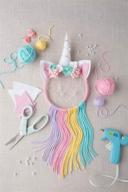 🦄 unicorn dream catcher kit by leisure arts for mm mm logo