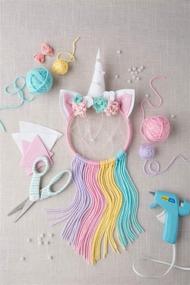 img 1 attached to 🦄 Unicorn Dream Catcher Kit by Leisure Arts for MM MM