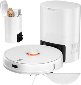 img 4 attached to Lydsto R1 Robotic Vacuum Cleaner with Self Empty, Lidar Navigation, 2700Pa Strong Suction - Ideal for Pet Hair, Hard Floors, and Low Pile Carpets (White)