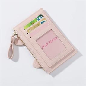 img 2 attached to JIUFENG Wallet Credit Holder Zipper Women's Handbags & Wallets for Wallets