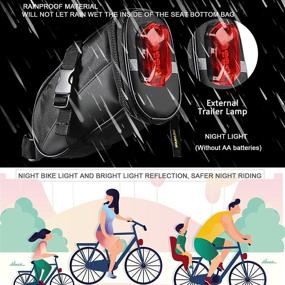 img 2 attached to 🚲 GUAMEE 16-in-1 Multi-Function Bicycle Repair Tool with Saddle Bag, Repair Kit, Light - Mountain Road Bike Portable Tool Kit