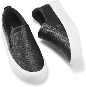 img 2 attached to JENNARDOR Women's Slip-On Fashion Sneakers: Comfortable Loafers for Casual Walking