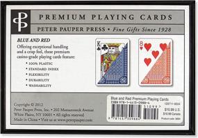 img 2 attached to ♠️ Peter Pauper Press 100% Plastic Playing Cards Bundle - Set of 4 Decks - Great Value for Card Games