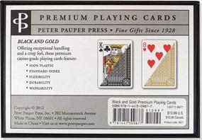 img 3 attached to ♠️ Peter Pauper Press 100% Plastic Playing Cards Bundle - Set of 4 Decks - Great Value for Card Games