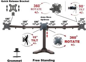 img 2 attached to EasyMountLCD Articulating Heavy Duty Standing 002 0033